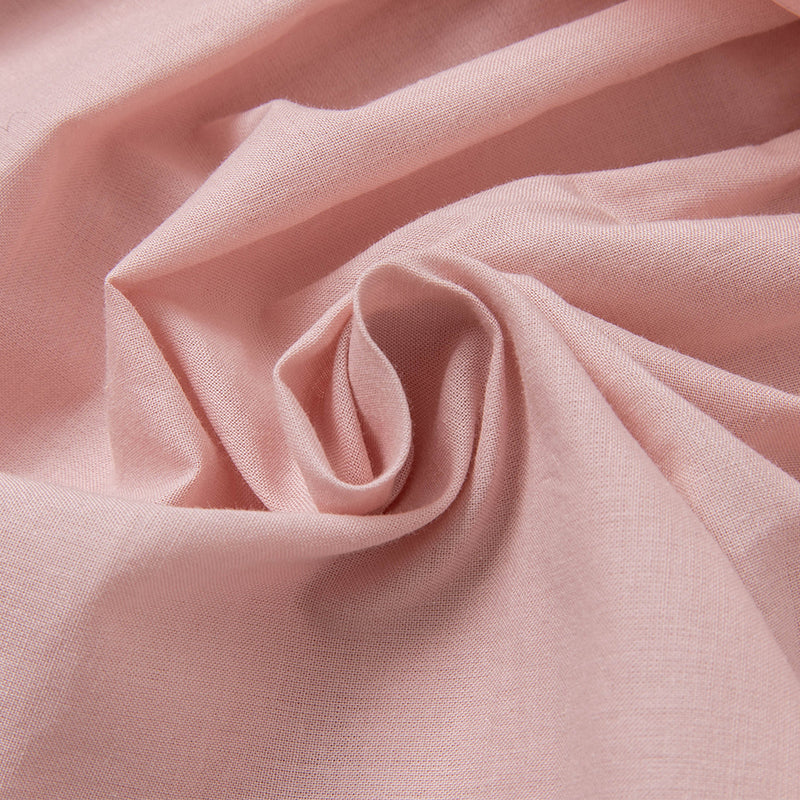 فستان للبنات الصغيرات بأكمام طويلة من التول الوردي مع أجزاء محبوكة مزين بعقدة