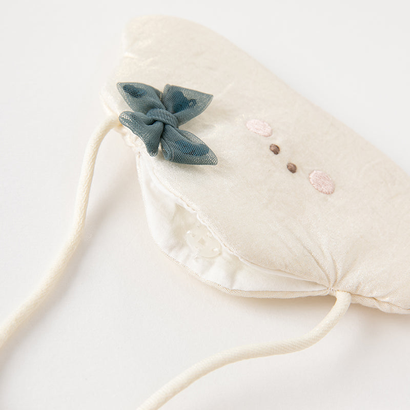 فستان بنات طويل الأكمام من التول باللون أزرق طاووس بأسلوب أميرة (يشمل حقيبة كروس)