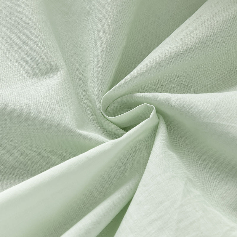 فستان بنات بأكمام طويلة من التول أخضر زنابق الوادي مزين بتطريز أنيق تصميم أميري