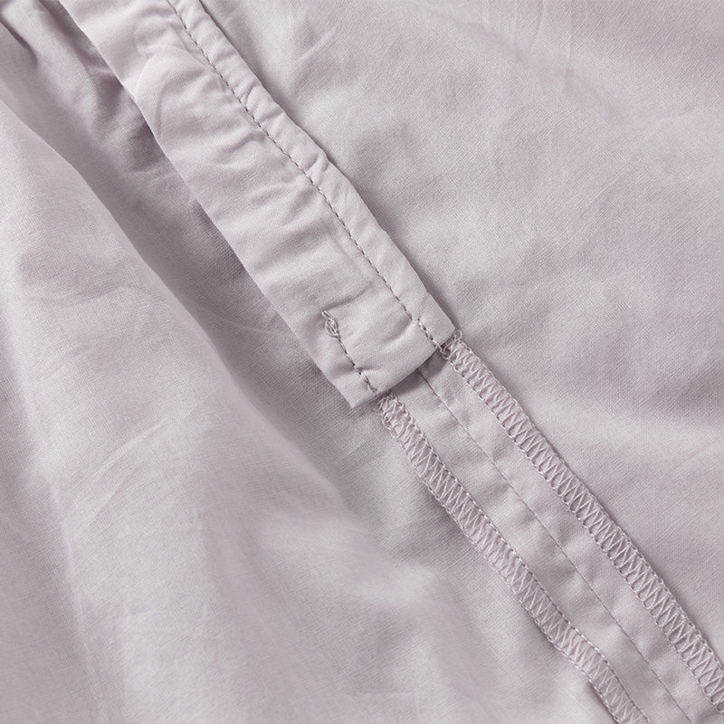 فستان أميرة للبنات الصغيرات بأكمام طويلة من التول البنفسجي مزين بتطريز زهور