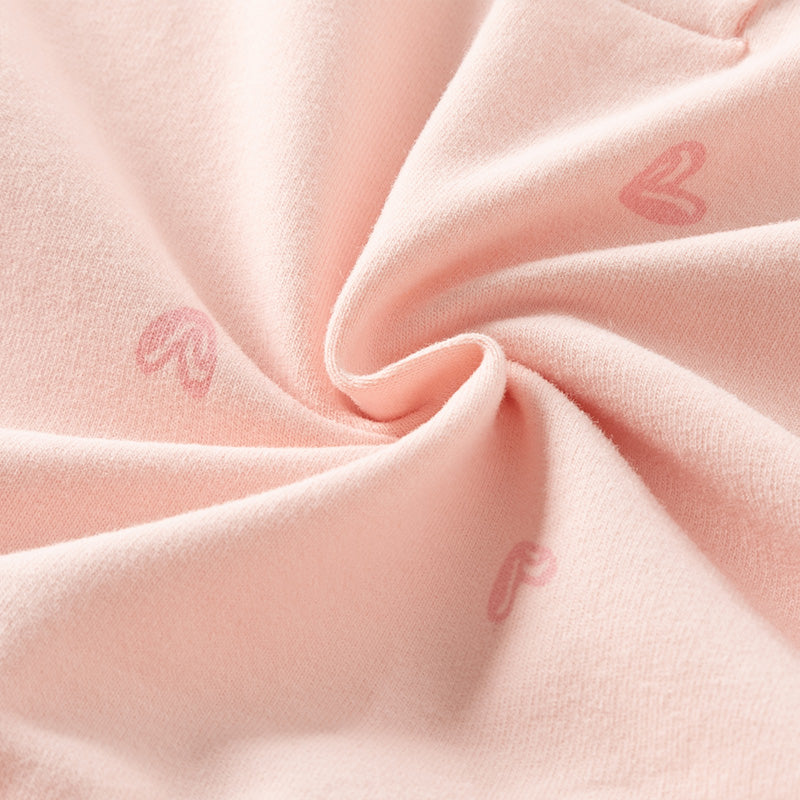 فستان بنات طويل الأكمام وردي لطيف بتنورة تول رمادي فاتح بأسلوب أميرة