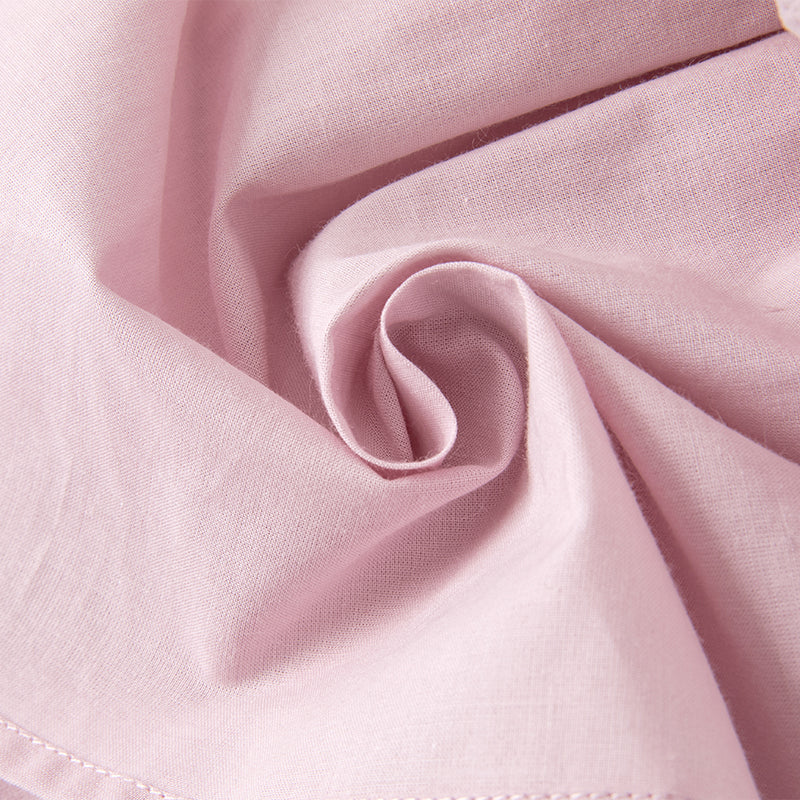 فستان بنات صيفي من التول بالبنفسجي الفاتح بأسلوب أميرة بتنورة متعددة الطبقات