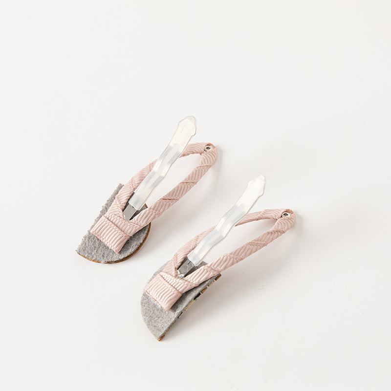 طقم مشابك شعر للبنات الصغيرات – 3 تصاميم (قوس / نجوم / وردي وبنفسجي متعدد الألوان)، إكسسوارات شعر من القماش مع لمسات لامعة للأطفال