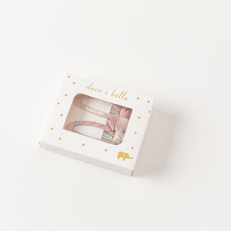 طقم مشابك شعر للبنات الصغيرات – 3 تصاميم (قوس / نجوم / وردي وبنفسجي متعدد الألوان)، إكسسوارات شعر من القماش مع لمسات لامعة للأطفال