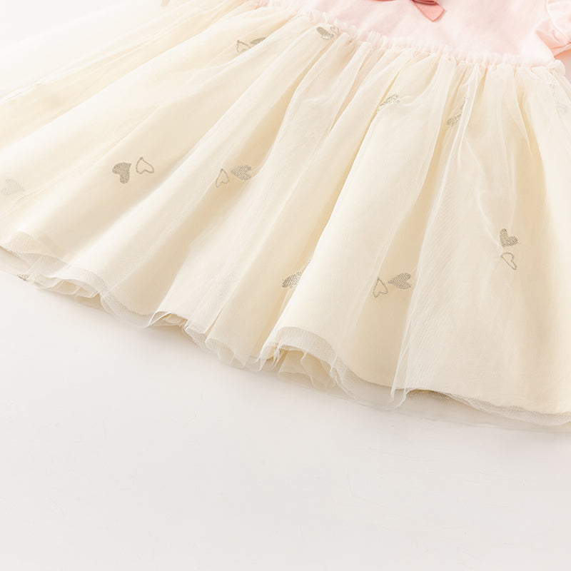 فستان صيفي للبنات الصغيرات من التول بتصميم أكاديمي