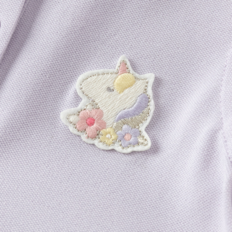 فستان بنات صيفي باللون البنفسجي من قماش محبوك مع تنورة تول، بأسلوب غير رسمي