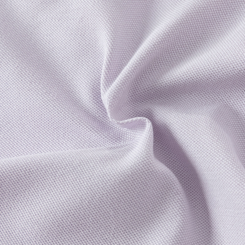 فستان بنات صيفي باللون البنفسجي من قماش محبوك مع تنورة تول، بأسلوب غير رسمي