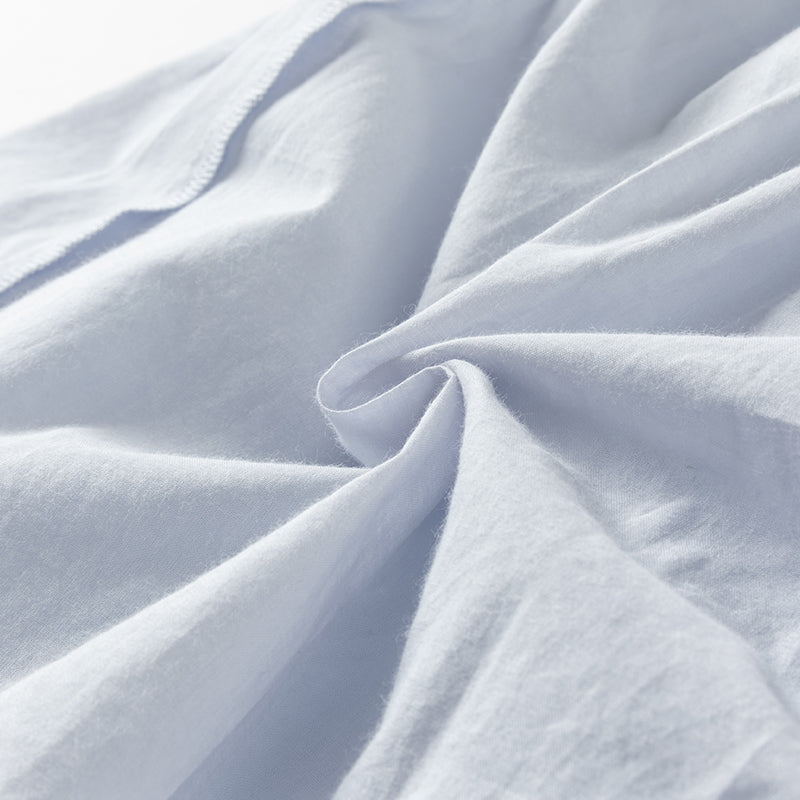 فستان صيفي للبنات الصغيرات من التول باللون بنفسجي مزرق بتصميم صيني