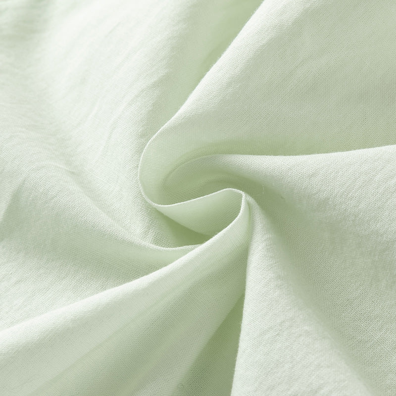 فستان صيفي للبنات الصغيرات من التول باللون الأخضر بتصميم أنيق وراقي