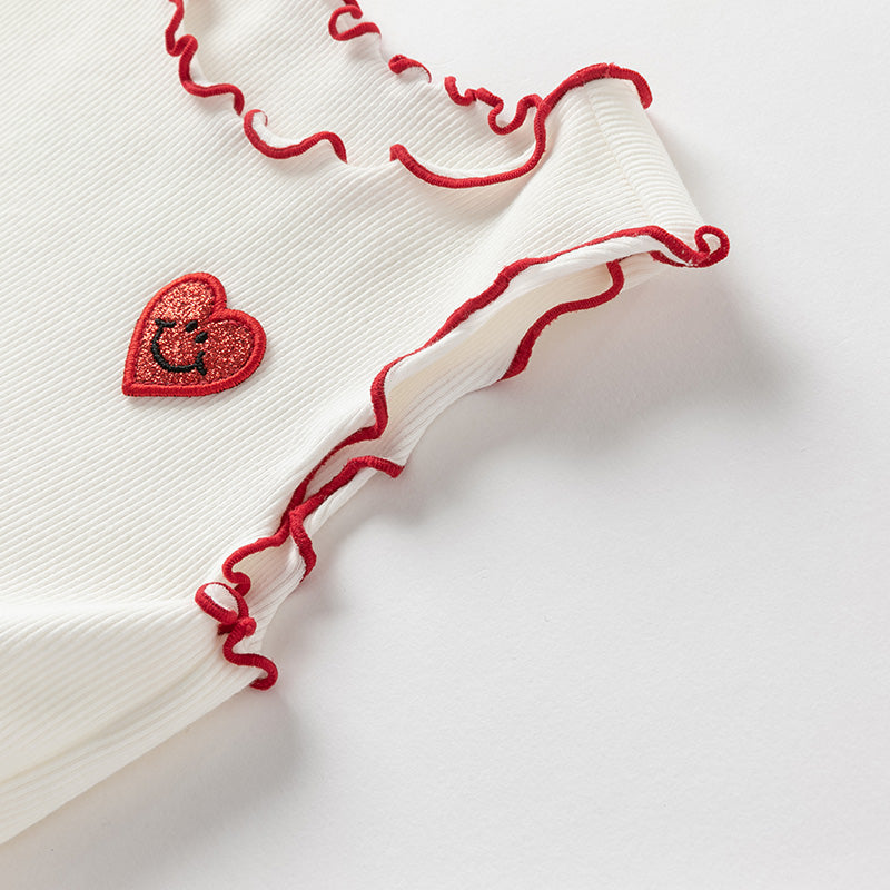 فستان شبكي أبيض بدون أكمام للفتيات للصيف