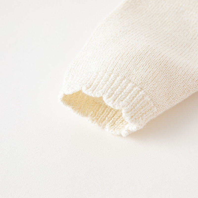 فستان بنات طويل الأكمام باللون الوردي الرمادي من القماش المحبوك مع تنورة تول منفوشة بأسلوب أميرة