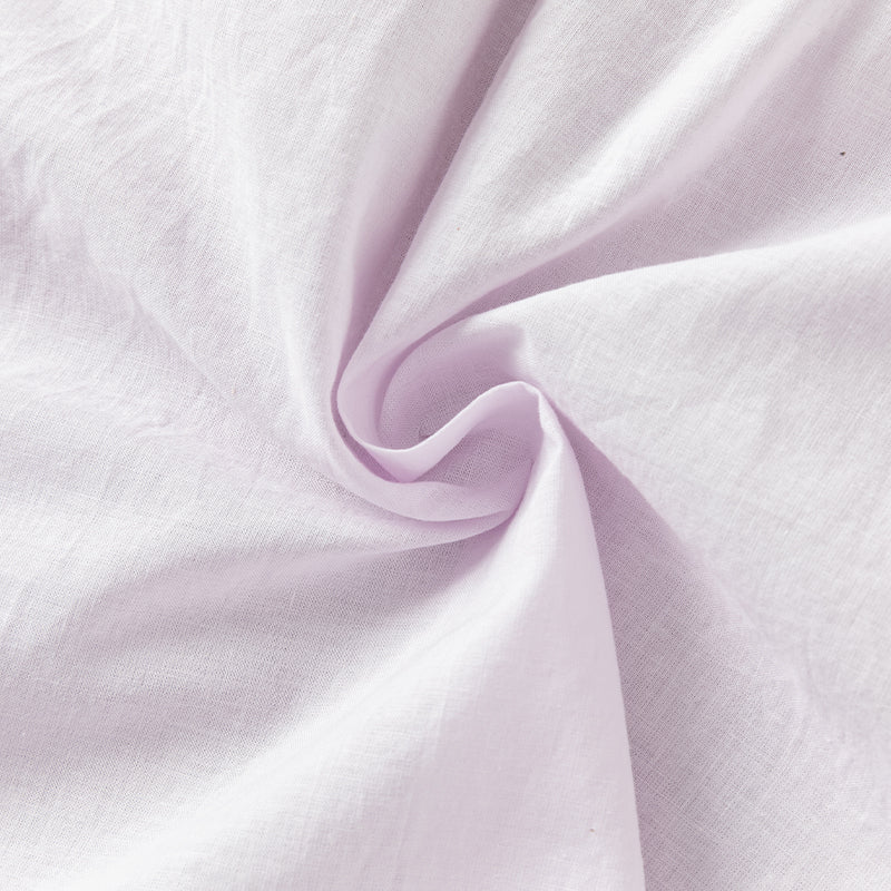 فستان بنات طويل الأكمام من التول باللون البنفسجي الغباري بأسلوب صيني عصري