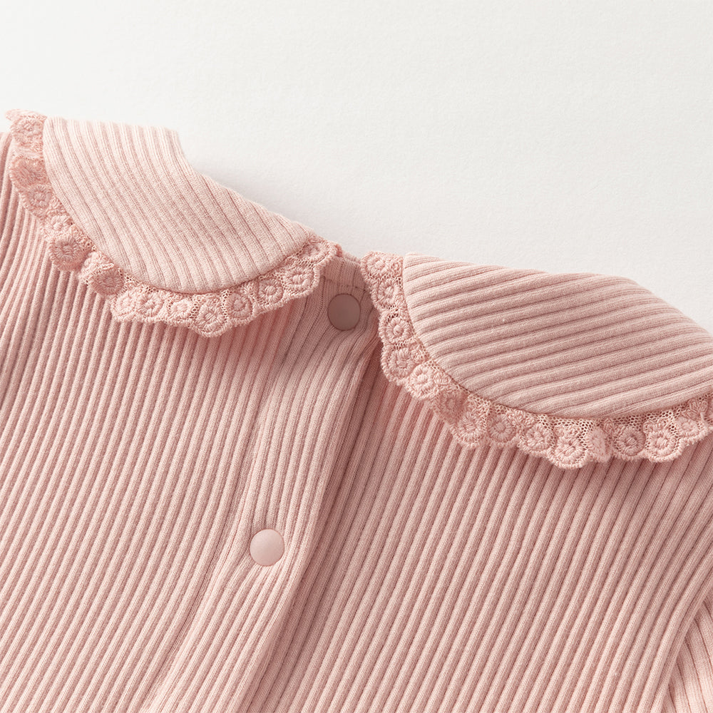 فستان أميرة للأطفال على شكل A بأكمام طويلة من التريكو الوردي مع تنورة من التول، مزود بكتفية مطابقة للزينة
