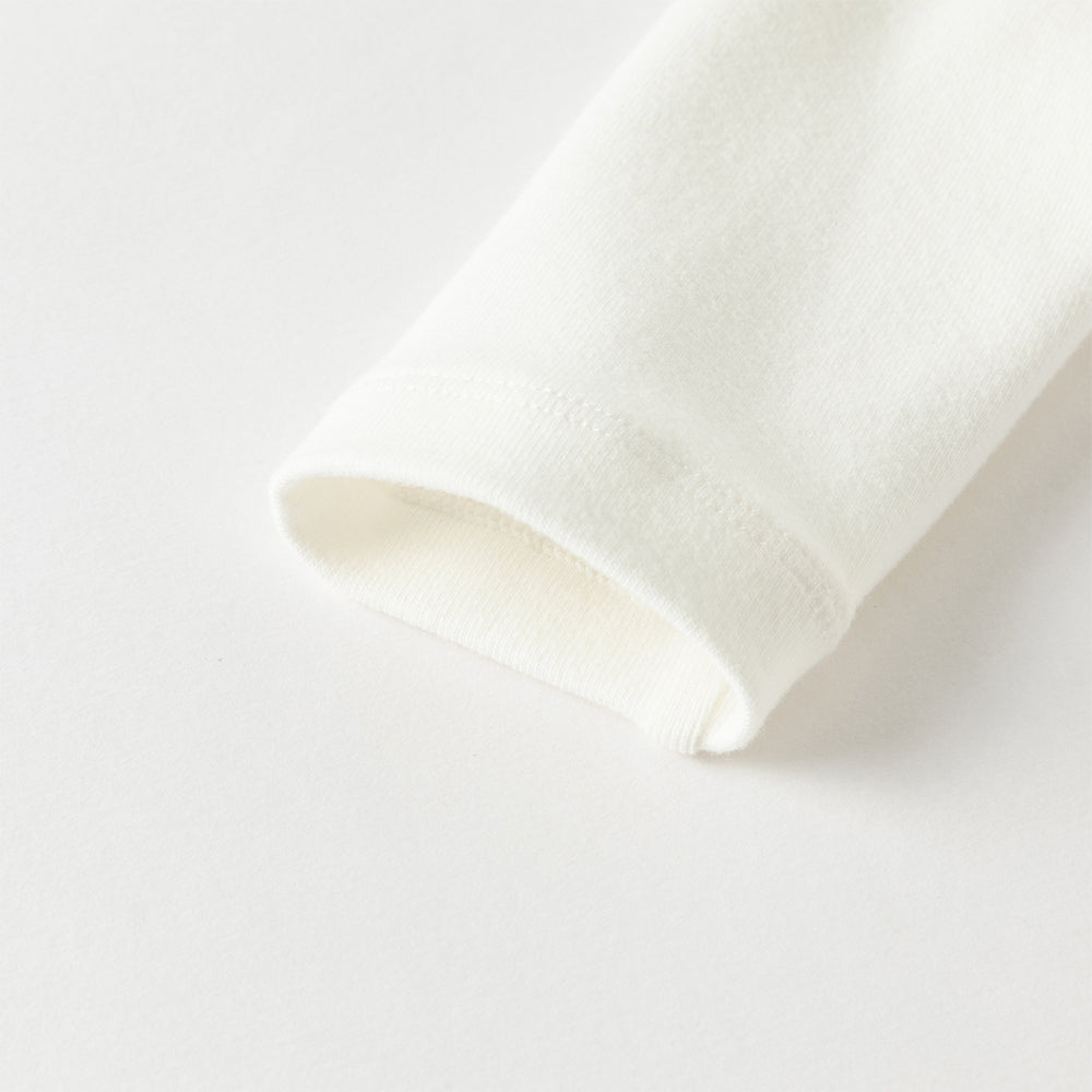 فستان أميرة للبنات الصغيرات بأكمام طويلة من التول الأبيض بتصميم فاخر مزين بزهرات ثلاثية الأبعاد قابلة للإزالة