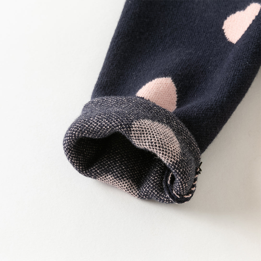 فستان طويل الأكمام للبنات من قماش محبوك باللون الكحلي مع تنورة تول باللون الأصفر بأسلوب أميرة