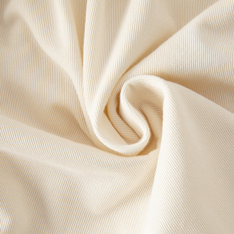 فستان بنات طويل الأكمام باللون الأبيض الحليبي من قماش تويد كلاسيكي محبوك مع تنورة تول بأسلوب أميرة