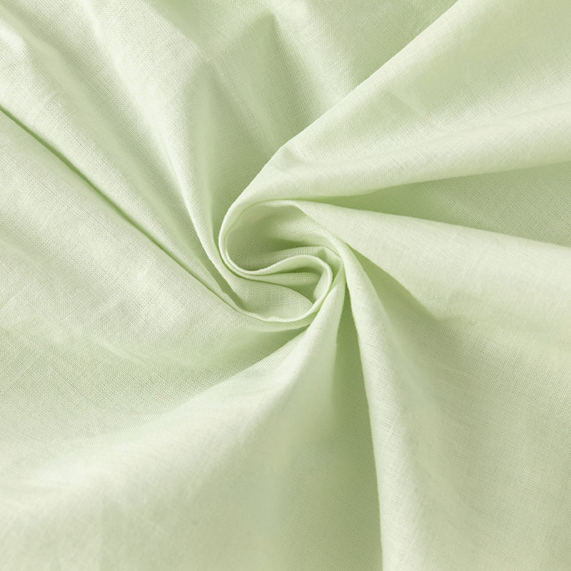 فستان بنات طويل الأكمام من قماش محبوك باللون أخضر فاصولياء مع تنورة تول بأسلوب أميرة أنيق