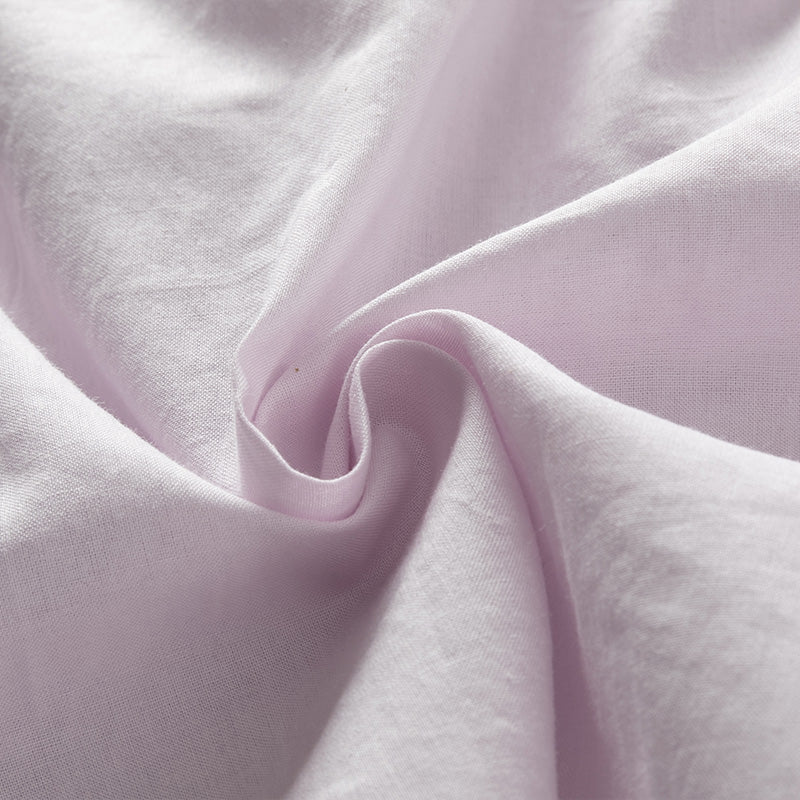 فستان بنات طويل الأكمام من التول باللون البنفسجي الغباري بأسلوب صيني عصري