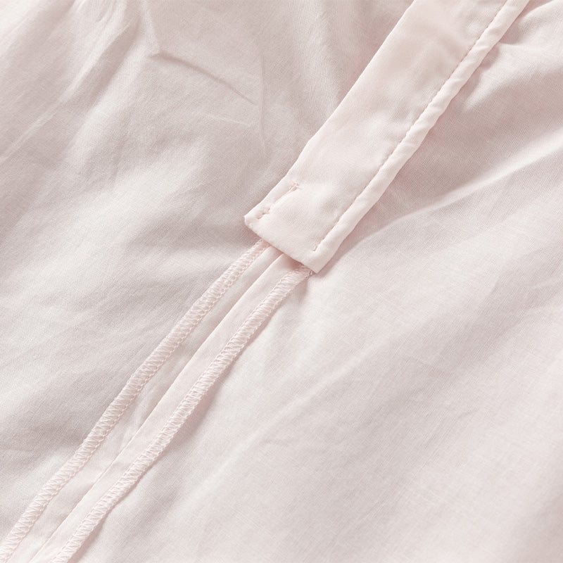 فستان أميرة شبكي للفتيات الصغيرات بأكمام طويلة باللون بنفسجي غباري لفصلي الربيع / الخريف