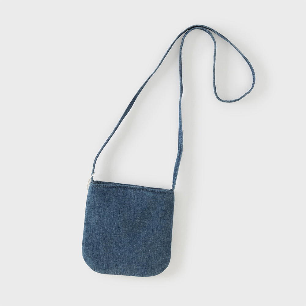 حقيبة كروس بودي جينز زرقاء للبنات بتطريز صيني عصري