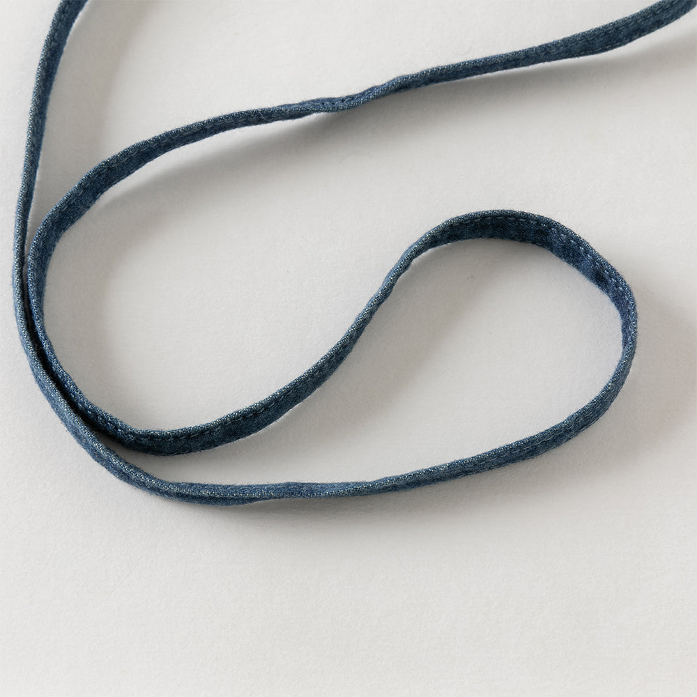 حقيبة كروس بودي جينز زرقاء للبنات بتطريز صيني عصري