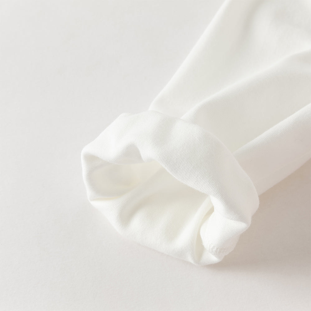 فستان بنات بأكمام طويلة باللون الوردي من قماش تويد كلاسيكي (يشمل حقيبة كروس)