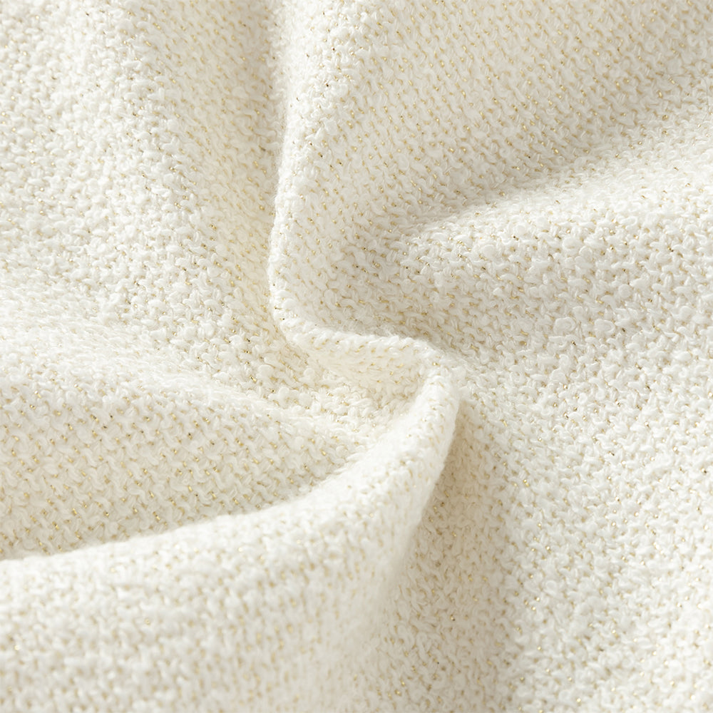 فستان بناتي بدون أكمام من قماش تويد، بتنورة تول بأسلوب أميرة(يشمل حقيبة كروس)