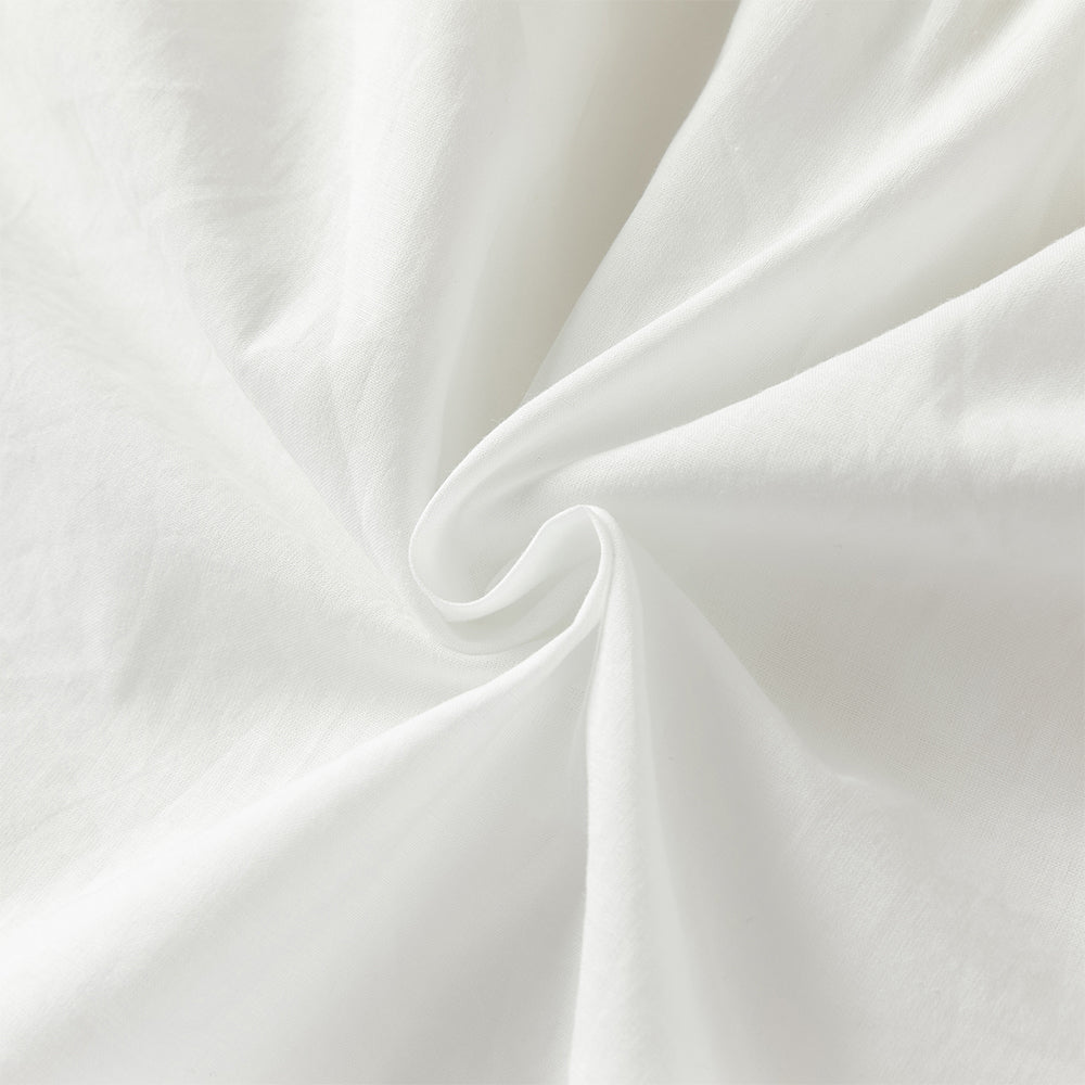 فستان بنات طويل الأكمام من التول باللون البيج مزين بتطريز الزهور، أسلوب أميرة