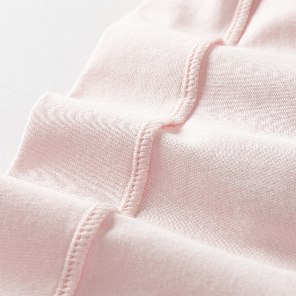 رومبر بناتي للرضّع باللون الوردي الفاتح مع تنورة تول مزينة بالدانتيل