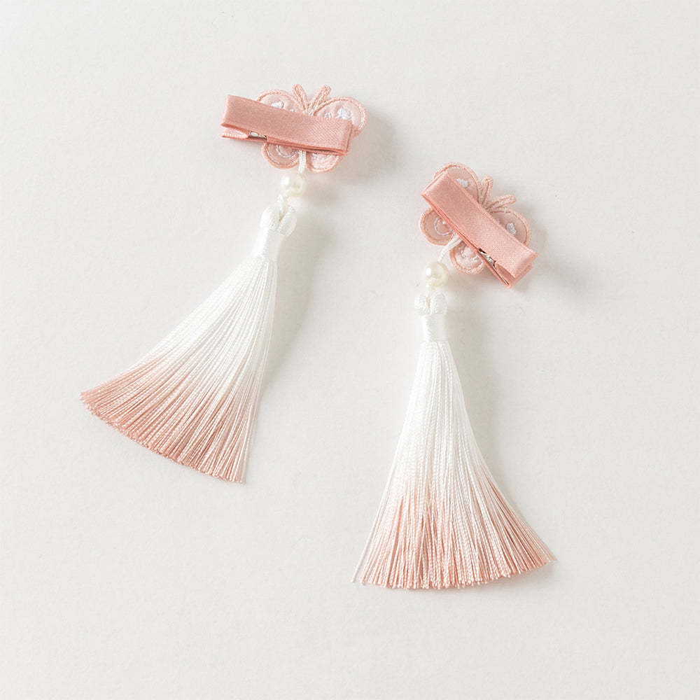 مشابك شعر مطرزة بشرّابات متدرجة – إكسسوارات شعر أنيقة بأسلوب صيني جديد للاستخدام اليومي والمناسبات