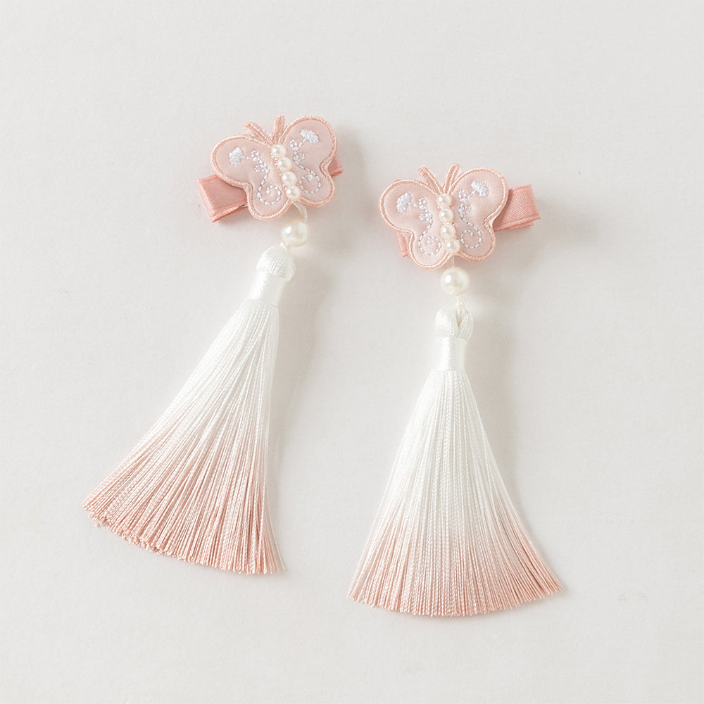 مشابك شعر مطرزة بشرّابات متدرجة – إكسسوارات شعر أنيقة بأسلوب صيني جديد للاستخدام اليومي والمناسبات