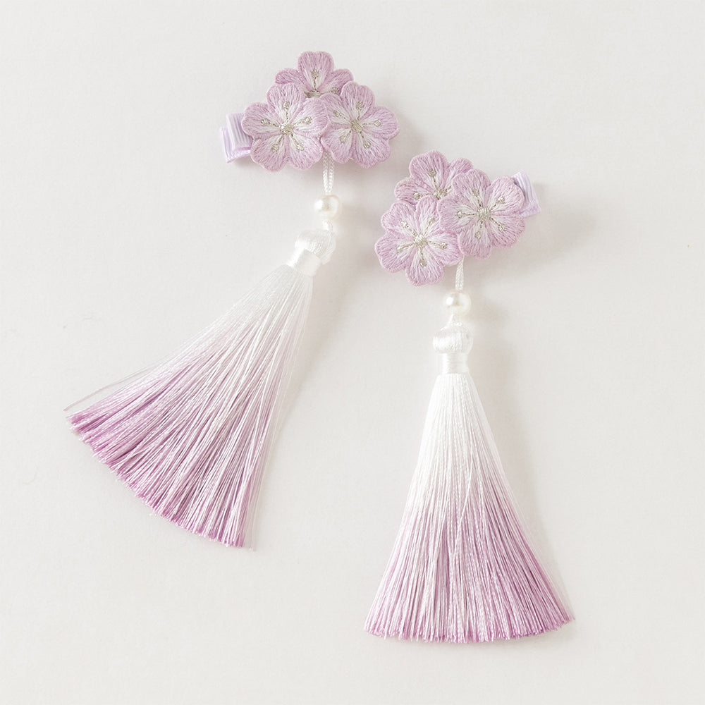 مشابك شعر مطرزة بشرّابات متدرجة – إكسسوارات شعر أنيقة بأسلوب صيني جديد للاستخدام اليومي والمناسبات