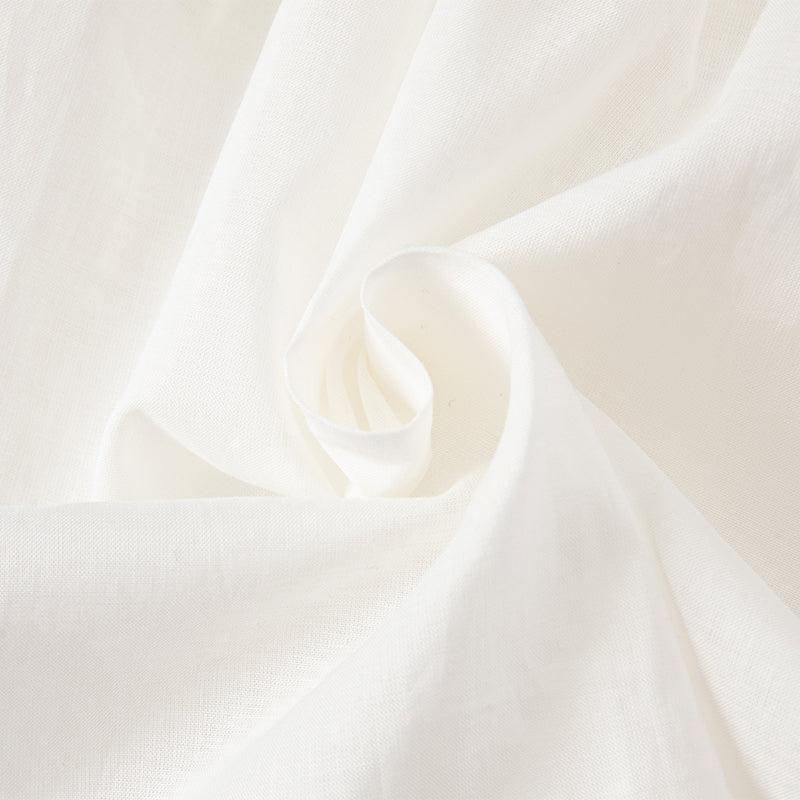 فستان صيفي للفتيات الصغيرات باللون الأبيض بدون أكمام من قماش شبكي على طراز الأميرة