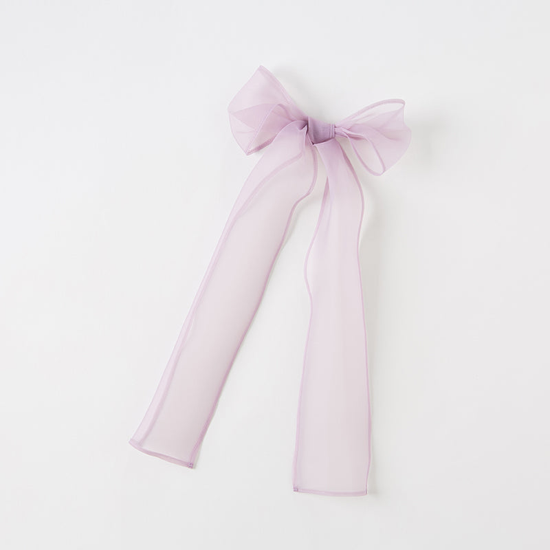 فستان أميرة للبنات مع قوس قابل للإزالة باللون البنفسجي لفصل الصيف