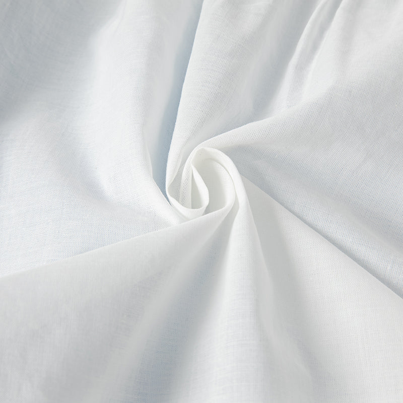 فستان بنات صيفي مخطط بالأزرق والأبيض بأسلوب أميرة، بأكمام منفوشة وإطلالة يومية