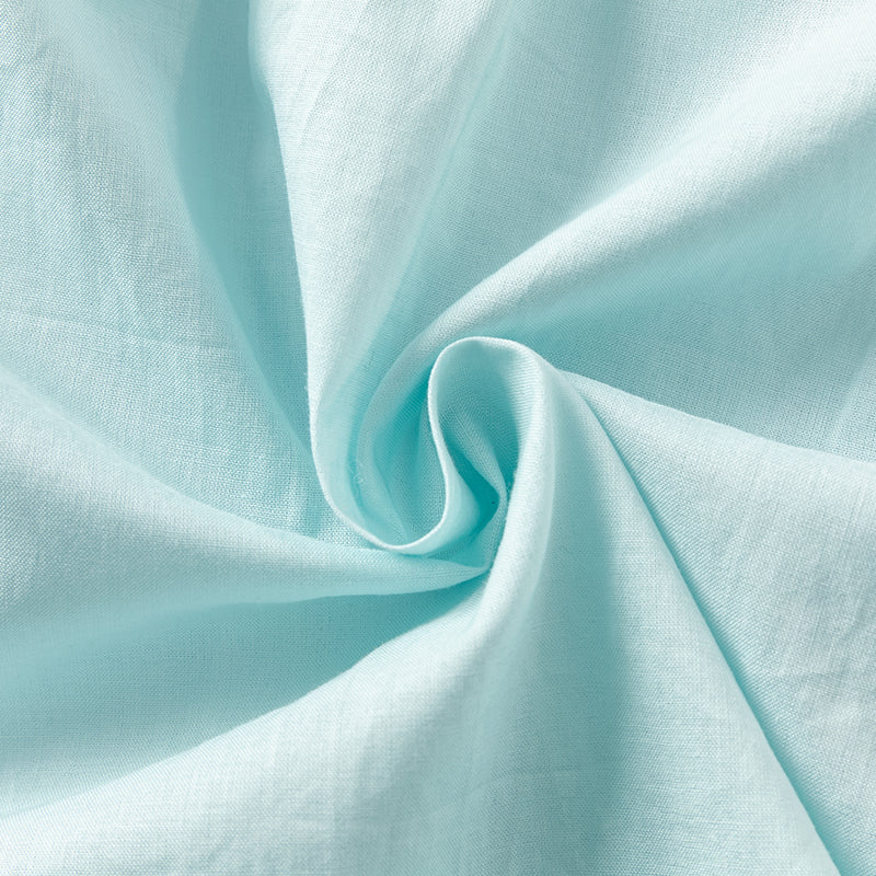 فستان بنات صيفي من التول باللون الأزرق الجليدي تصميم أميري أنيق