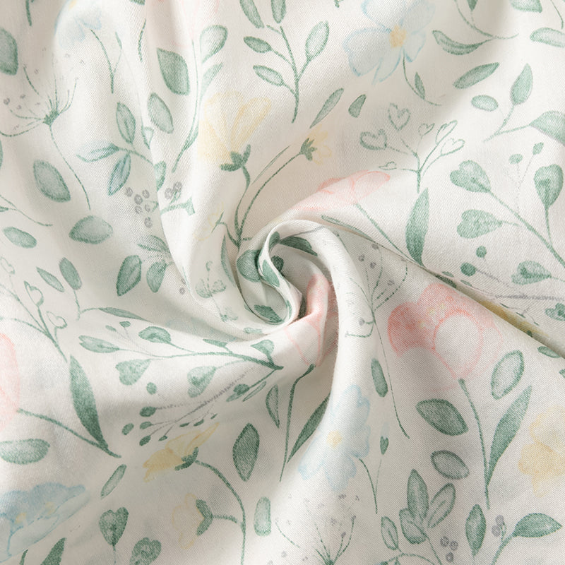 فستان بنات صيفي بطباعة زهرية بقصة على شكل حرف A بأسلوب عطلة