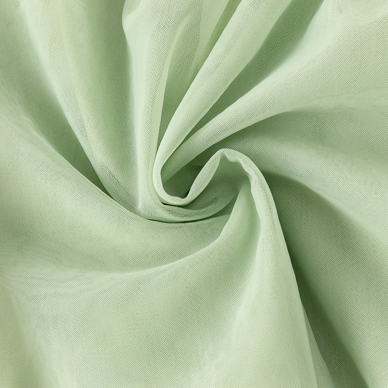 فستان صيفي للبنات الصغيرات من التول الأخضر بدون أكمام بتصميم مناسب للحفلات