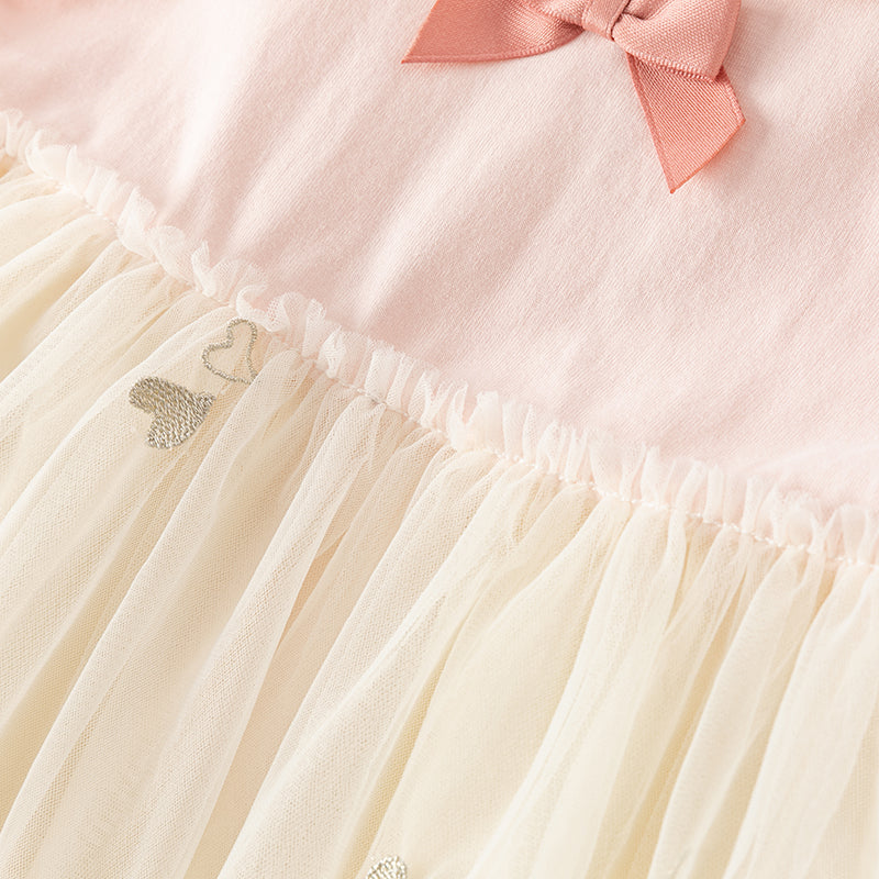 فستان صيفي للبنات الصغيرات من التول بتصميم أكاديمي