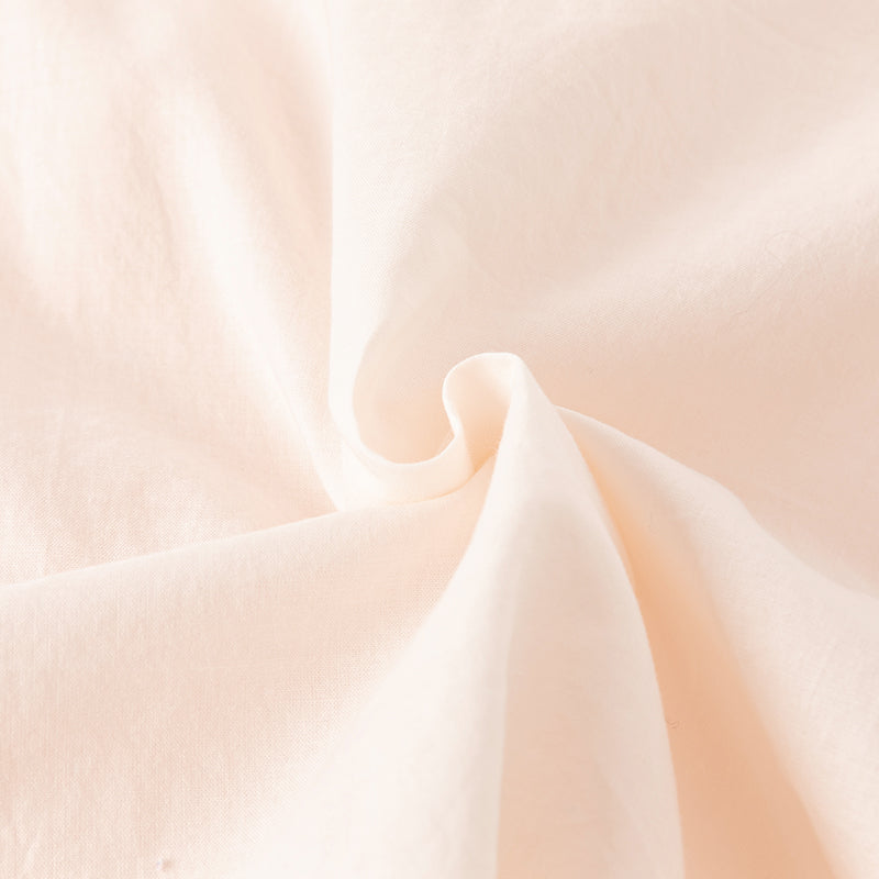 فستان شبكي وردي فاتح لحمي صيفي للفتيات مع تطريز ووشاح كتف زخرفي (يشمل حقيبة كروس)