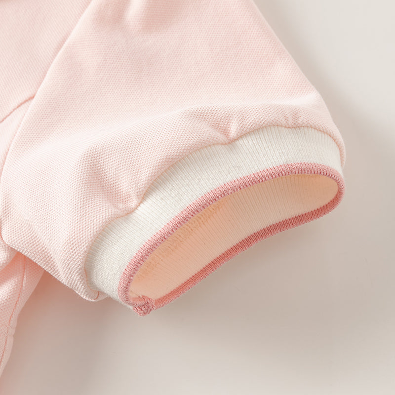 فستان بنات صيفي وردي بأسلوب لطيف