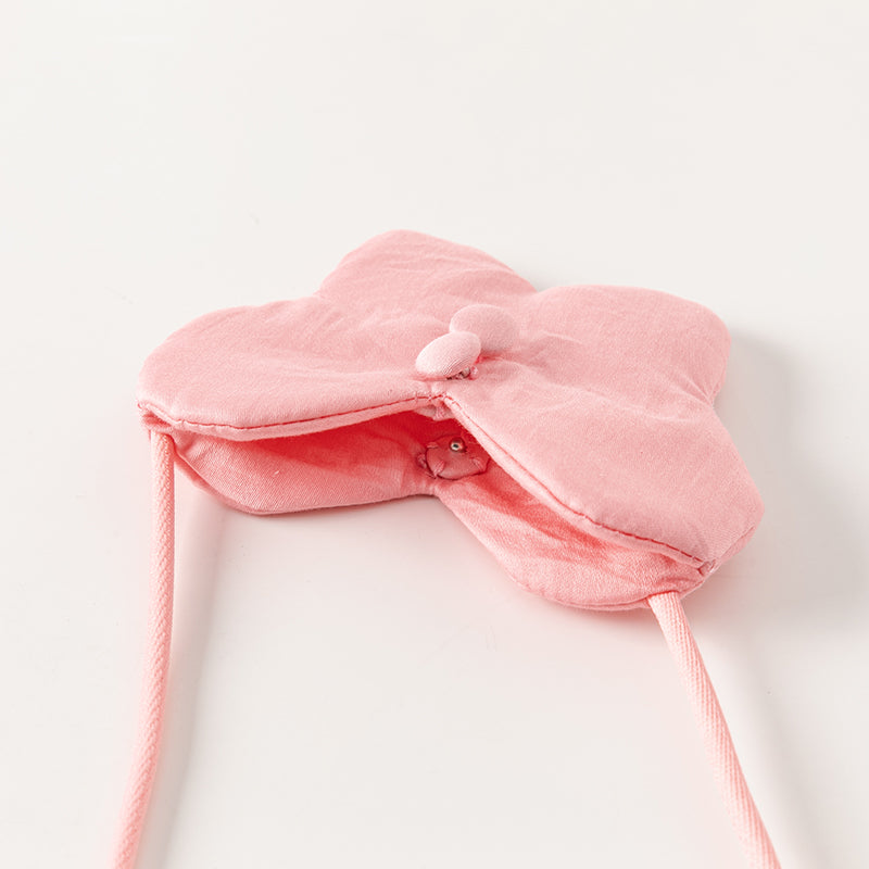 فستان بنات صيفي بطبعة زهرية من التول، أسلوب يومي(يشمل حقيبة كروس)