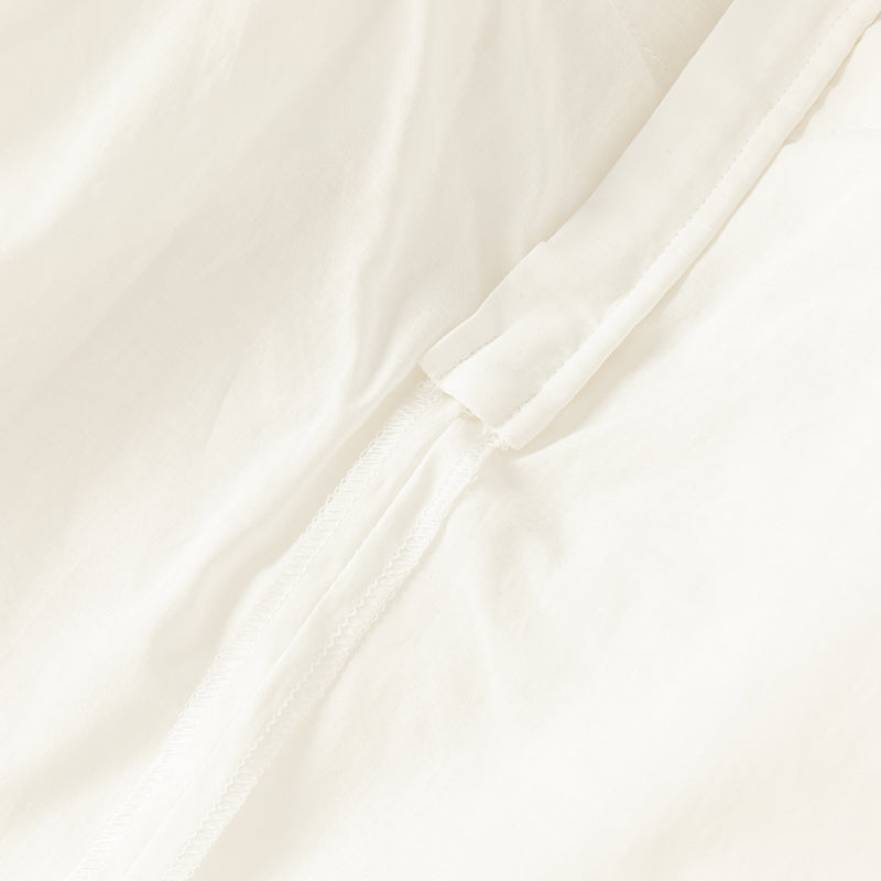 فستان صيفي فاخر للبنات الصغيرات من التول الأبيض بدون أكمام