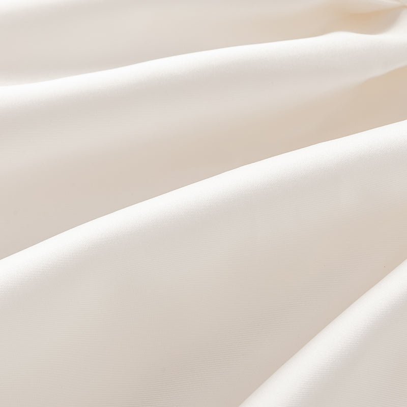 فستان بنات صيفي من التول أبيض فاتح مزين ببندلة فراشة شبكية قابلة للإزالة تصميم أميري(متضمن إكسسوار شعر)