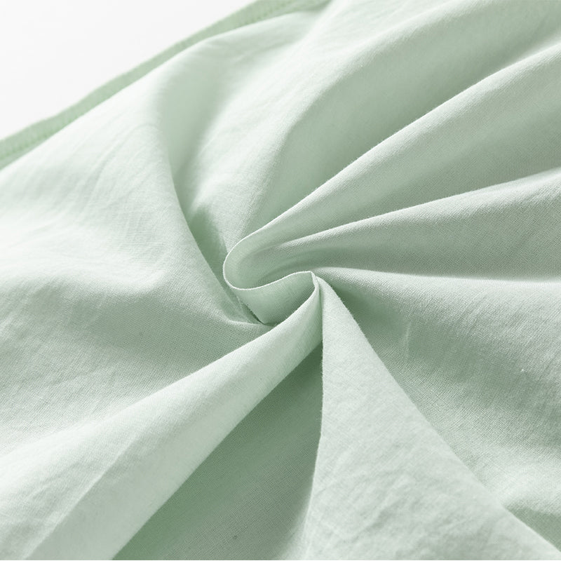 فستان صيفي للبنات الصغيرات من التول باللون الأخضر مزين بتطريز دانتيل زهور