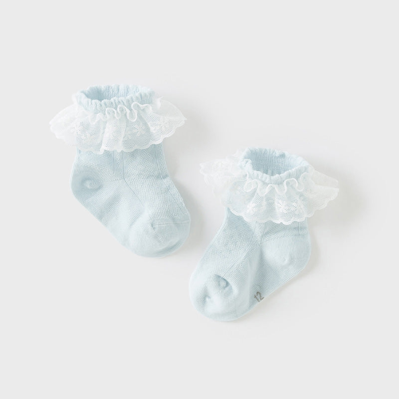 جوارب أطفال بنات صيفية خفيفة، قابلة للتنفس، مطاطية ولطيفة / شراب طويل للأطفال البنات