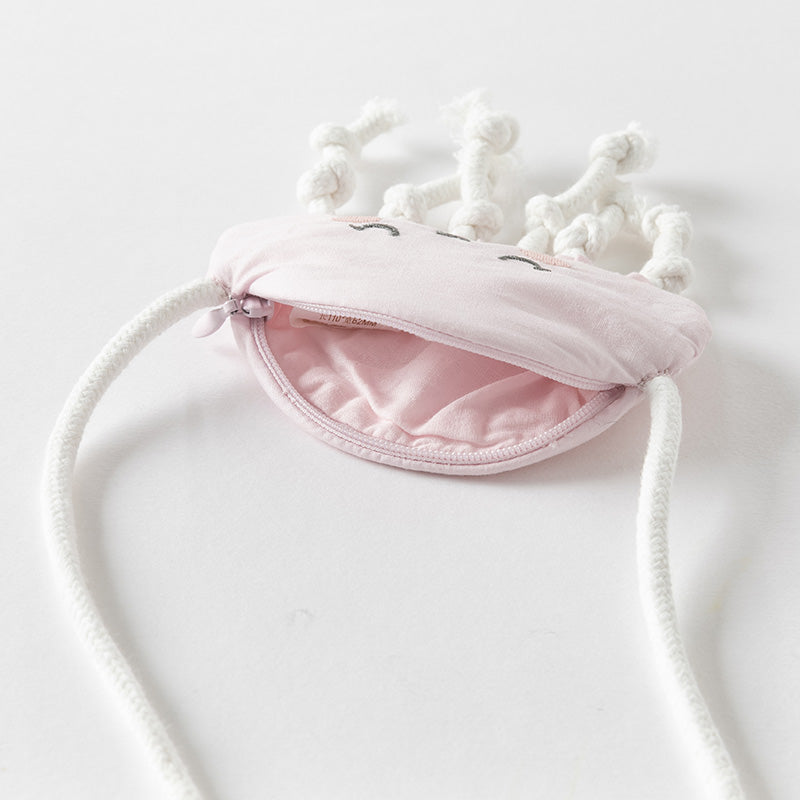 فستان بنات صيفي من القطن بدون أكمام مخطط بالأزرق والأبيض (يشمل حقيبة كروس)