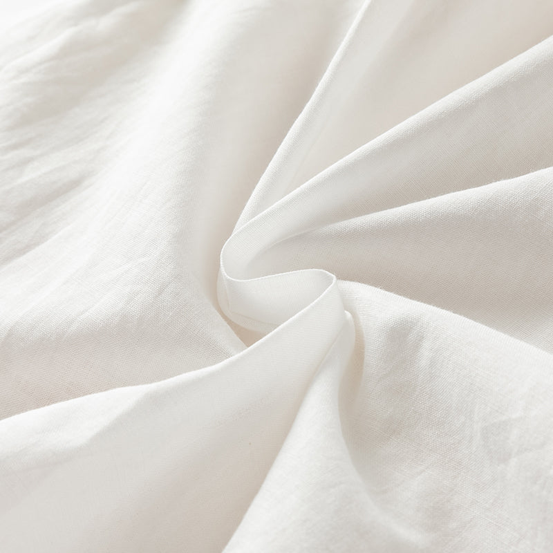 فستان بنات صيفي من القطن بأكمام منفوشة وطبعة بيج