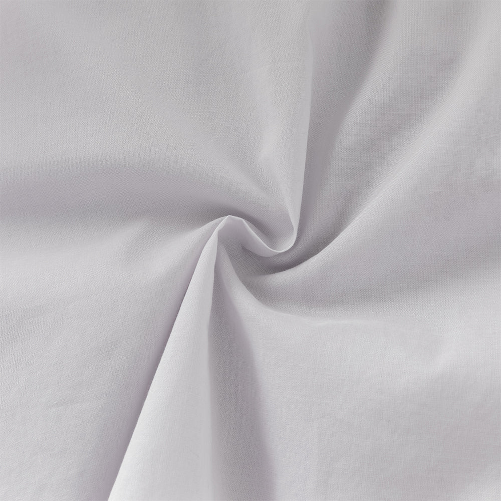 فستان بنات صيفي بنفسجي مطرز بزخارف فراشات من التول - ياقة صينية وتول مع بريق