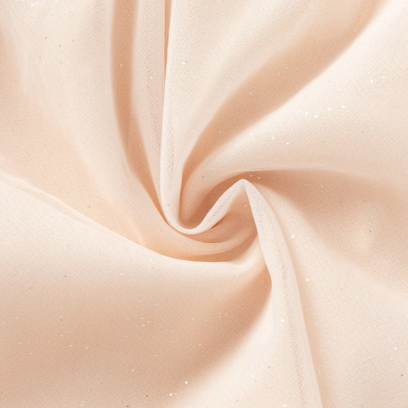 فستان للبنات الصغيرات بأكمام طويلة من التول باللون الوردي الفاتح بتصميم أميري